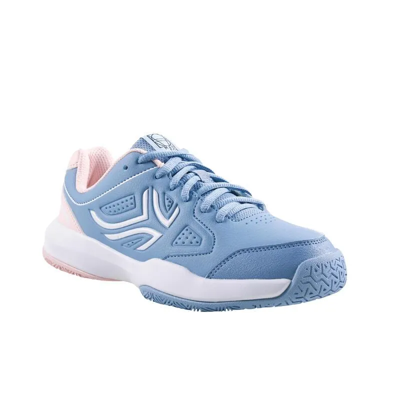 CHAUSSURES DE TENNIS ENFANT TS530 LACET BLEU ROSE