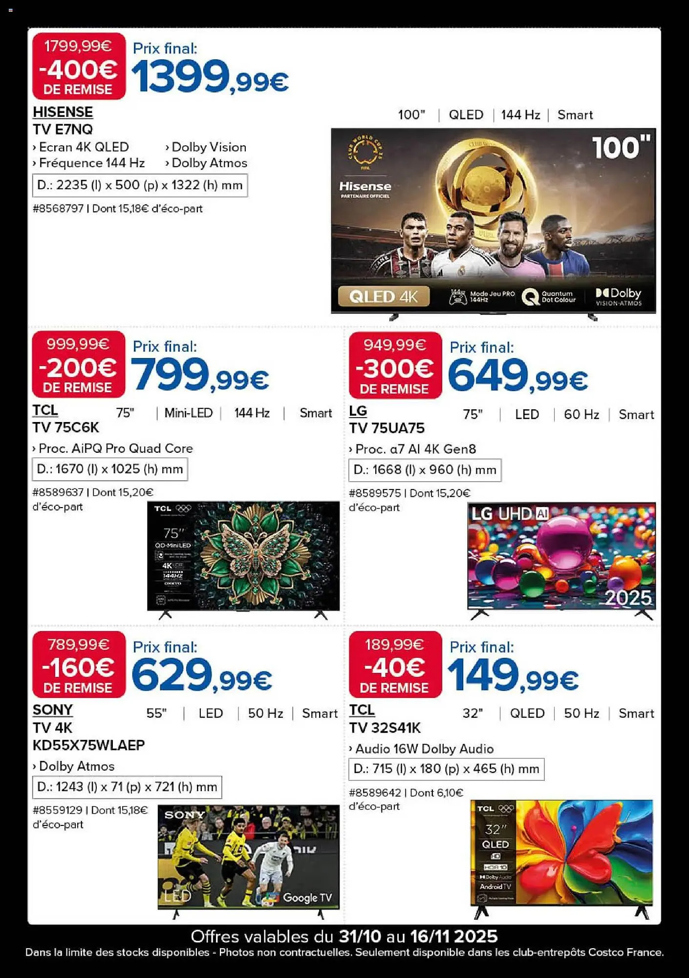 Catalogue Costco du 31 octobre au 16 novembre 2025 - Catalogue page 2