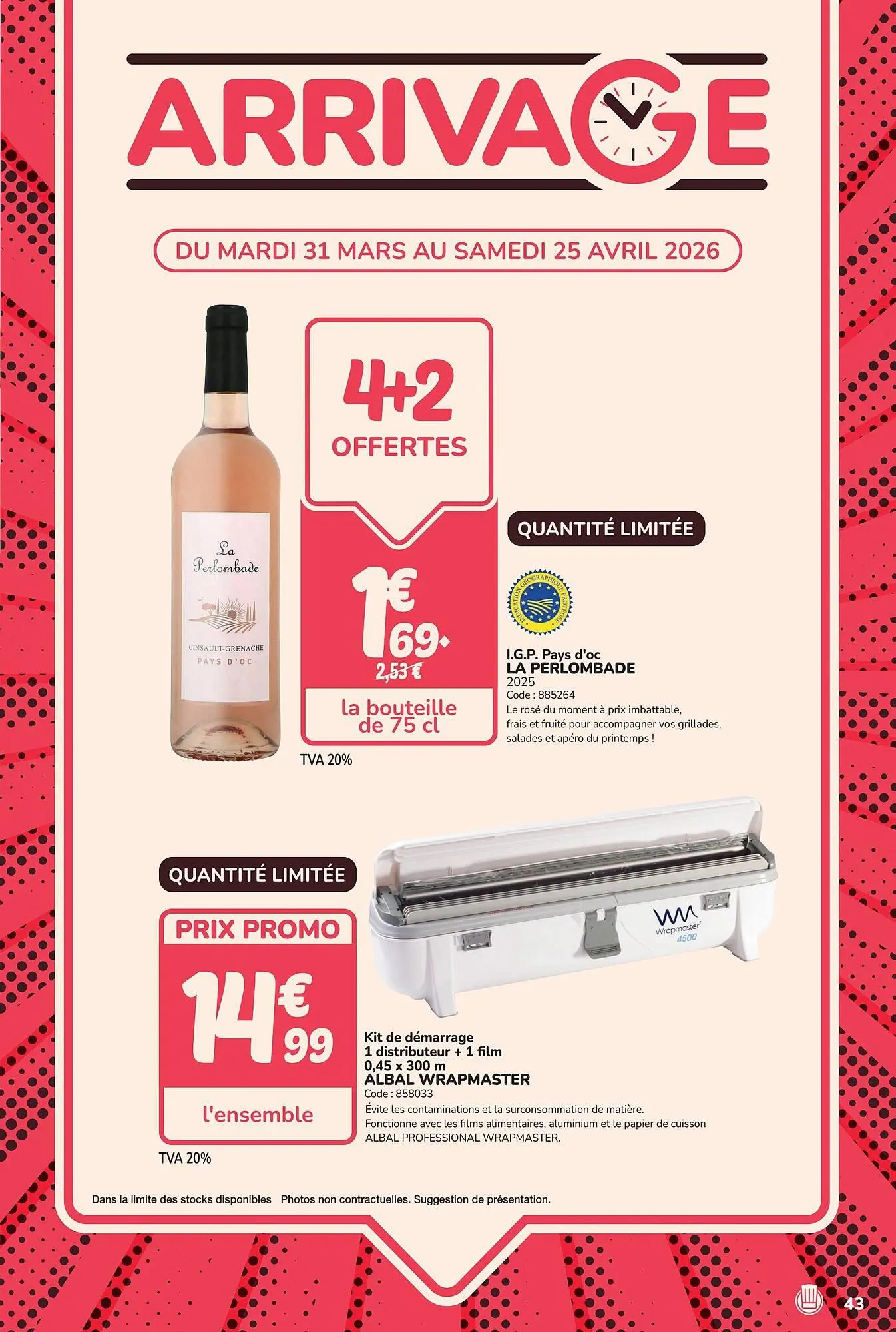 Catalogue Promocash du 31 mars au 25 avril 2026 - Catalogue page 43