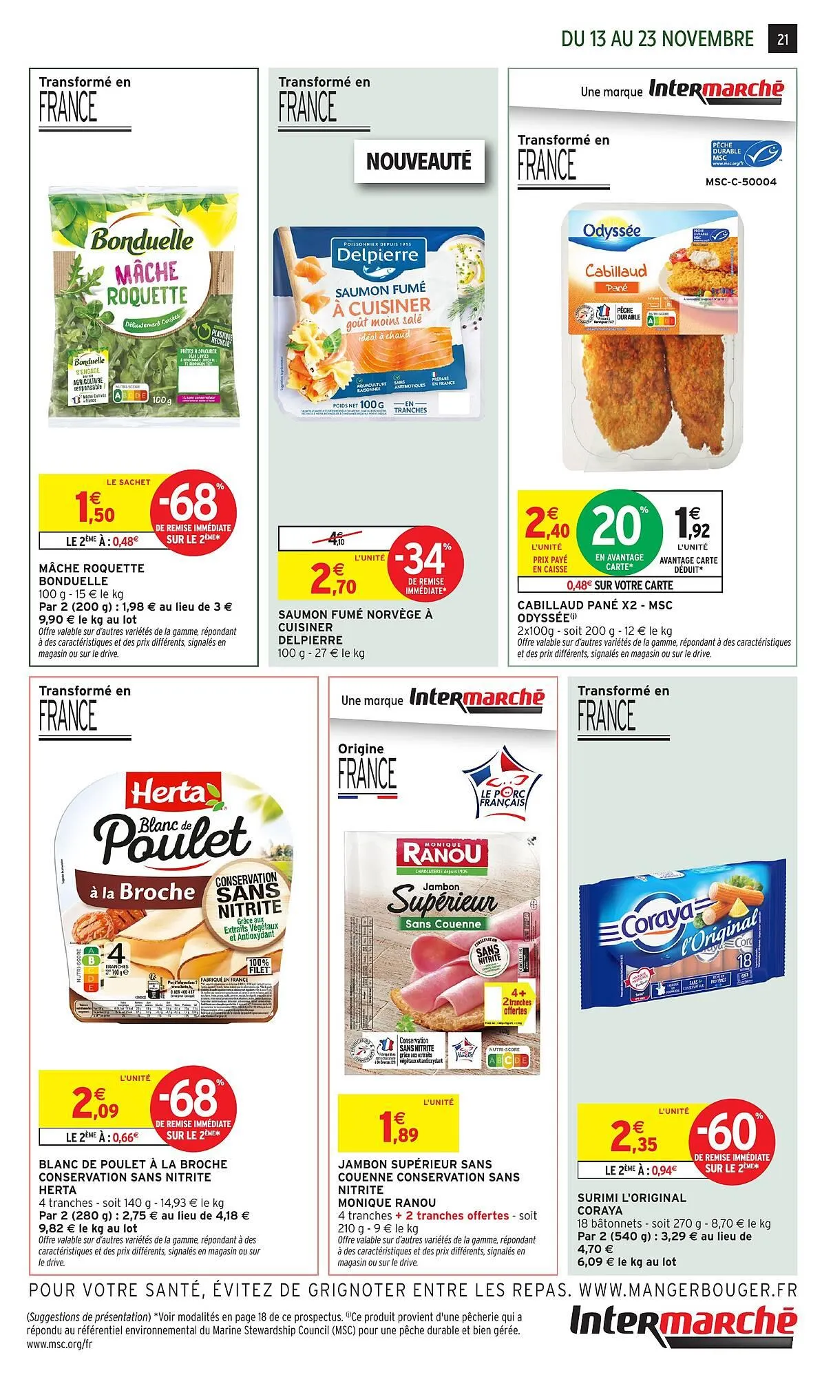 Catalogue Intermarché du 13 novembre au 23 novembre 2025 - Catalogue page 21