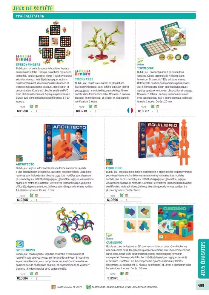 Nos Catalogues Thématiques du 1 janvier au 31 décembre 2025 - Catalogue page 501