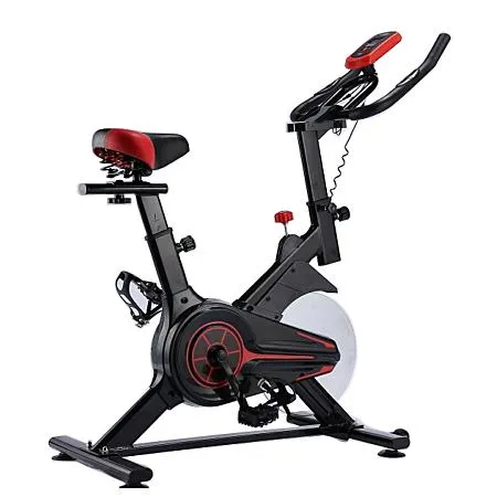 Vélo d'appartement spinning - O’Fitness - Compteur 5 fonctions - Roue d'intertie : 6 Kg