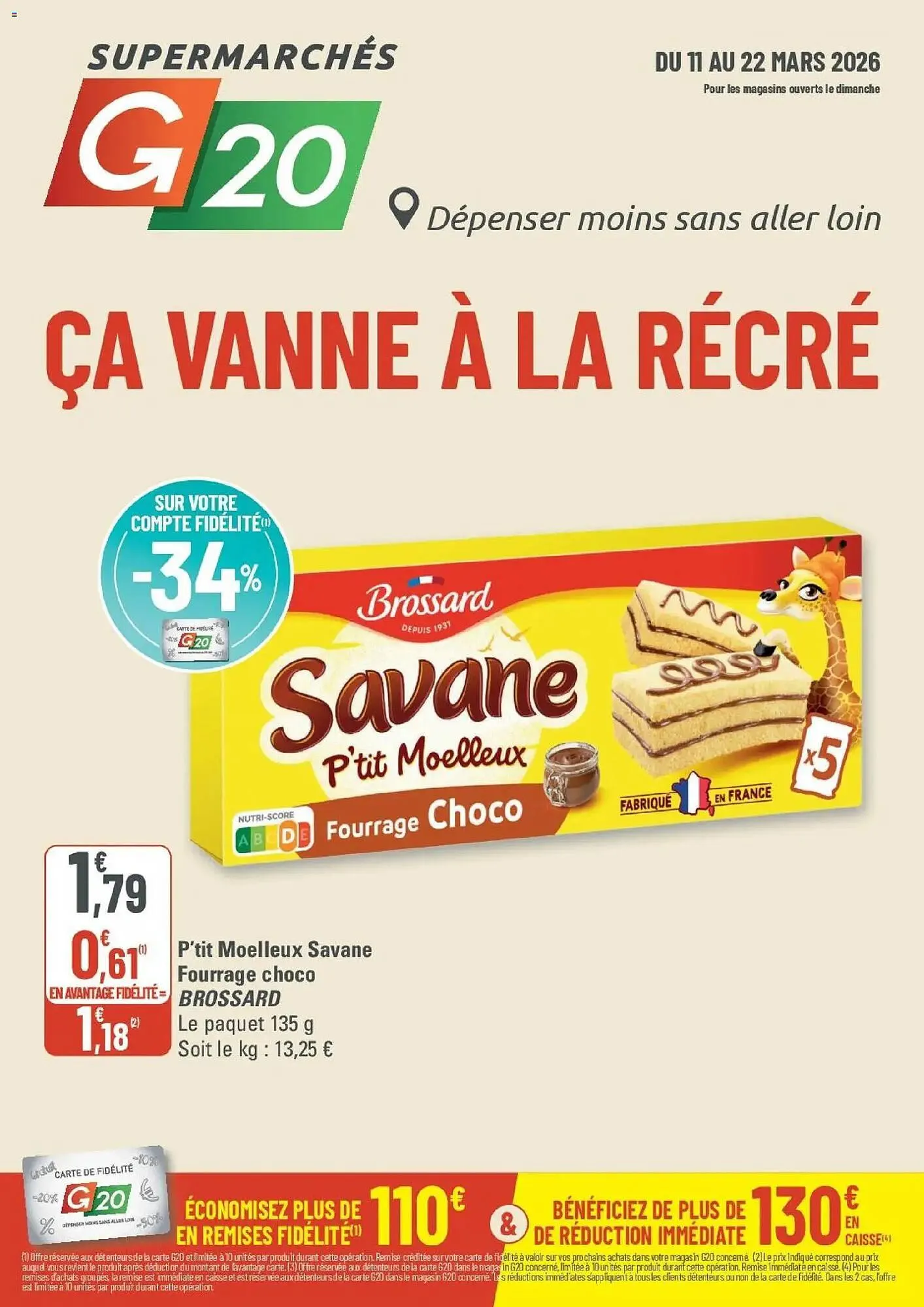 Catalogue G20 du 11 mars au 22 mars 2026 - Catalogue page 1