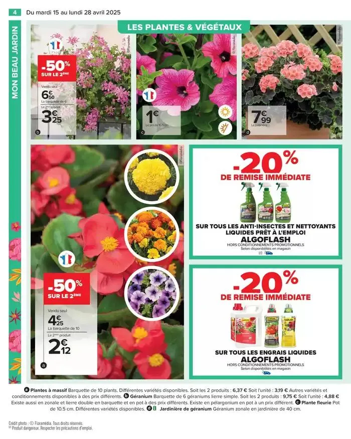 PROFITER ENFIN DE SON JARDIN du 15 avril au 28 avril 2025 - Catalogue page 4