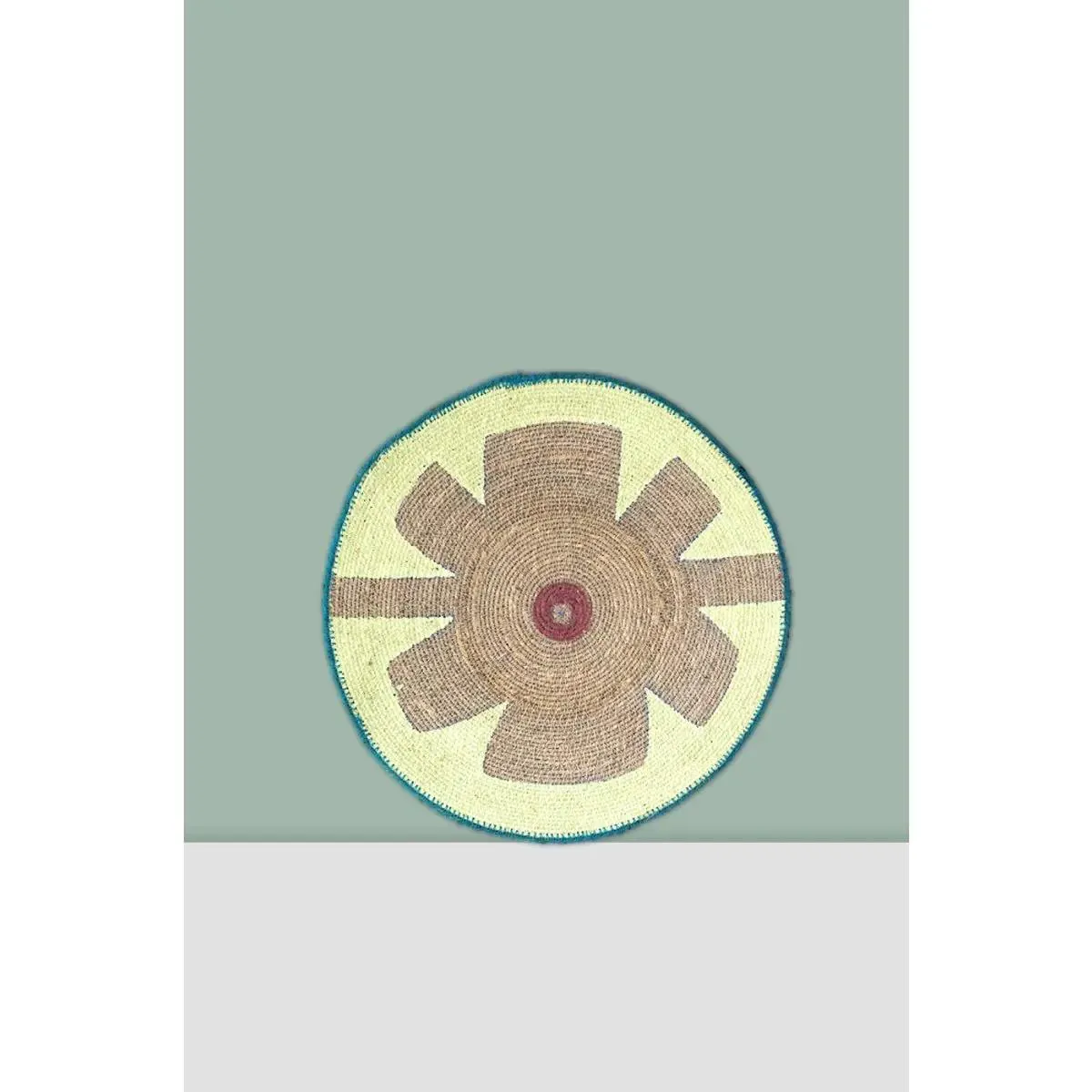 Set de table FLEUR jaune champagne