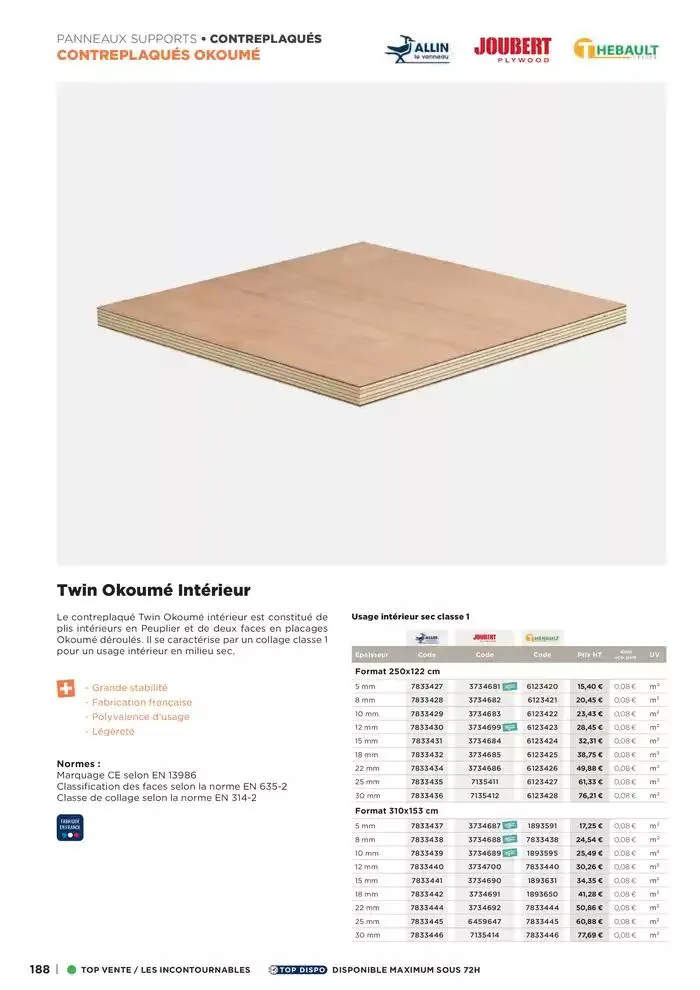 Catalogue 2025 Agenceurs du 25 avril au 31 décembre 2025 - Catalogue page 188