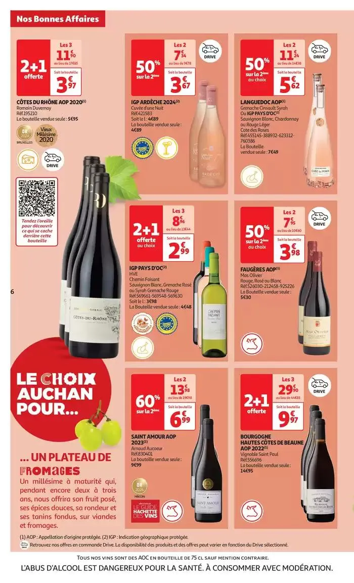 Foire aux vins : une sélection à prix modérés du 1 avril au 13 avril 2025 - Catalogue page 6