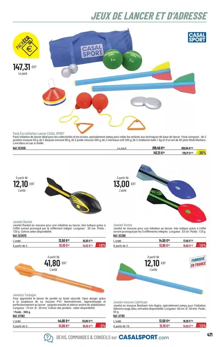 ÉQUIPEMENT SPORTIF du 6 mars au 31 décembre 2025 - Catalogue page 443
