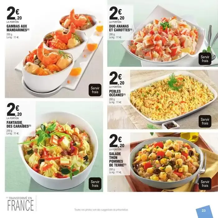 CARTE TRAITEUR PERMANENTE - MIXTE du 27 mars au 24 novembre 2025 - Catalogue page 23