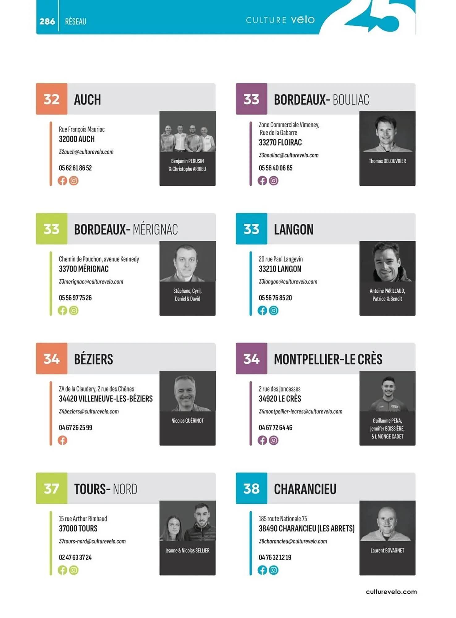 Catalogue Culture Vélo du 2 mai au 31 décembre 2025 - Catalogue page 286