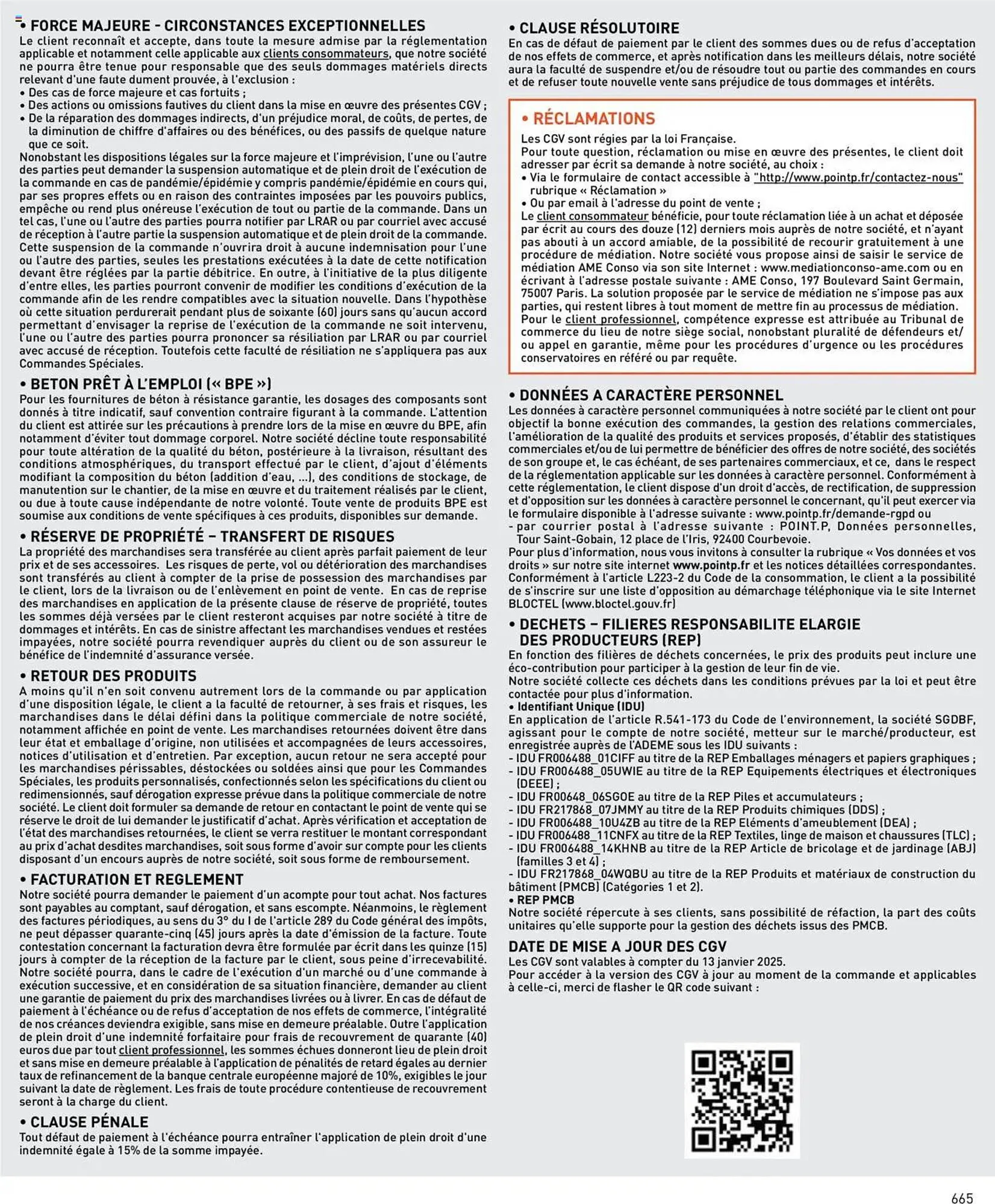 Catalogue Point P du 13 juin au 31 décembre 2025 - Catalogue page 665