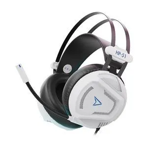 Casque filaire Steelplay HP52-2 pour console Blanc