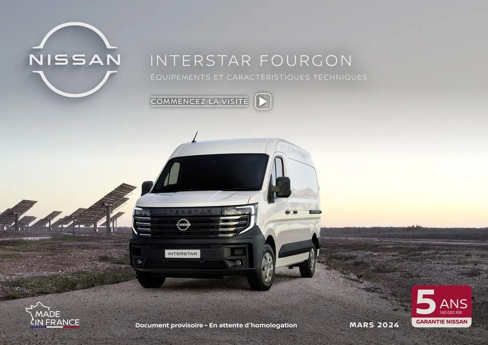 Nouveau Nissan Interstar du 15 mai au 15 mai 2025 - Catalogue page 1
