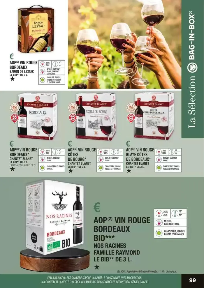 GUIDE DES VINS 2025 2026 du 27 février au 31 janvier 2027 - Catalogue page 99