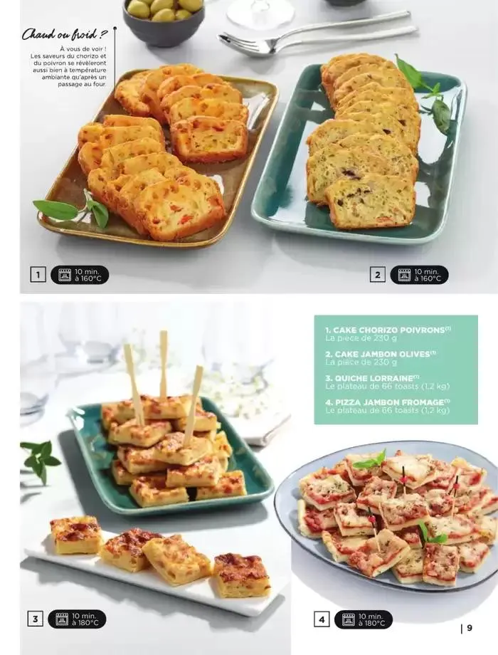 CARTE TRAITEUR PERMANENTE - MIXTE du 9 mai au 31 décembre 2025 - Catalogue page 9