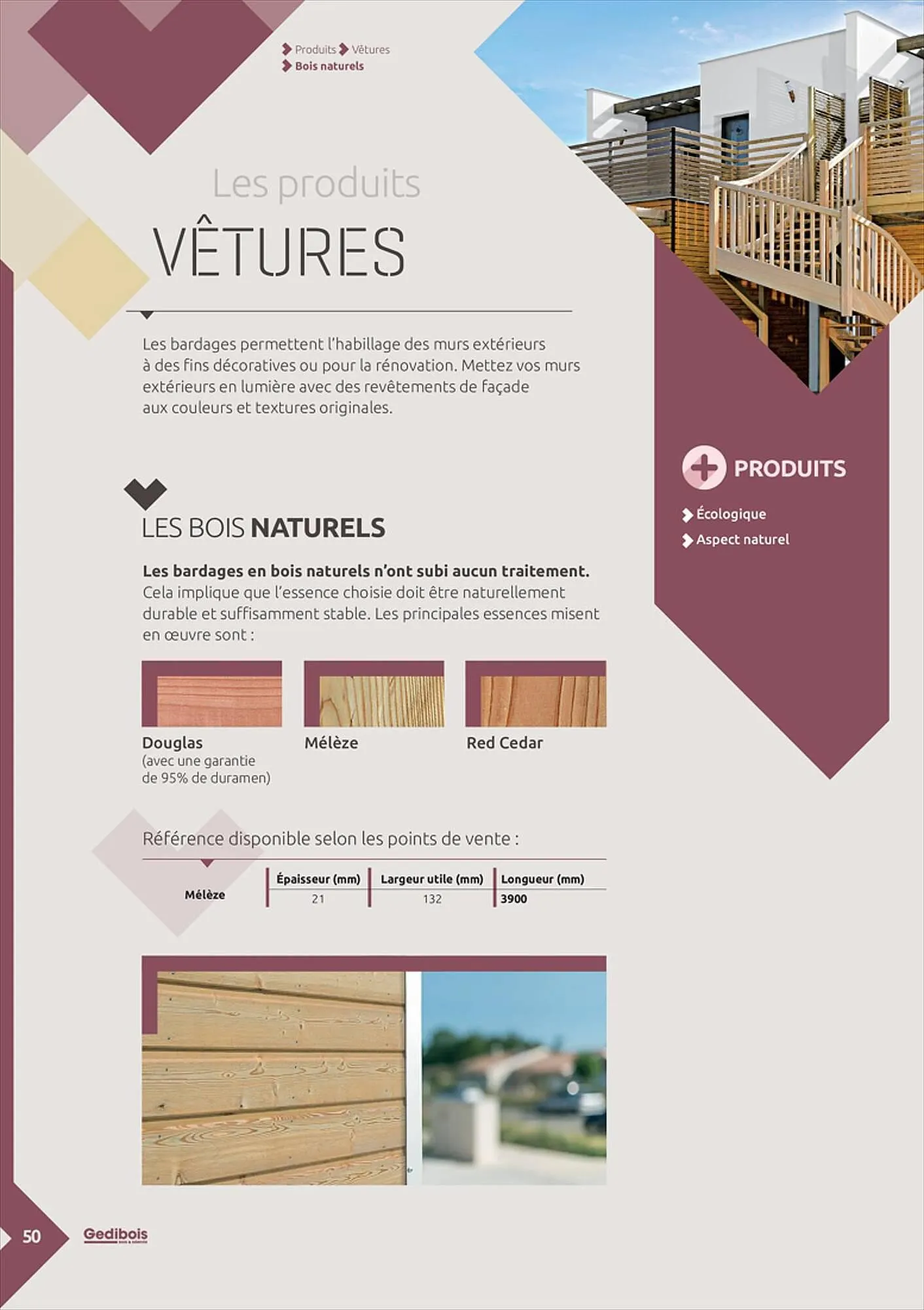 Catalogue Gédibois du 12 juin au 31 juillet 2023 - Catalogue page 50