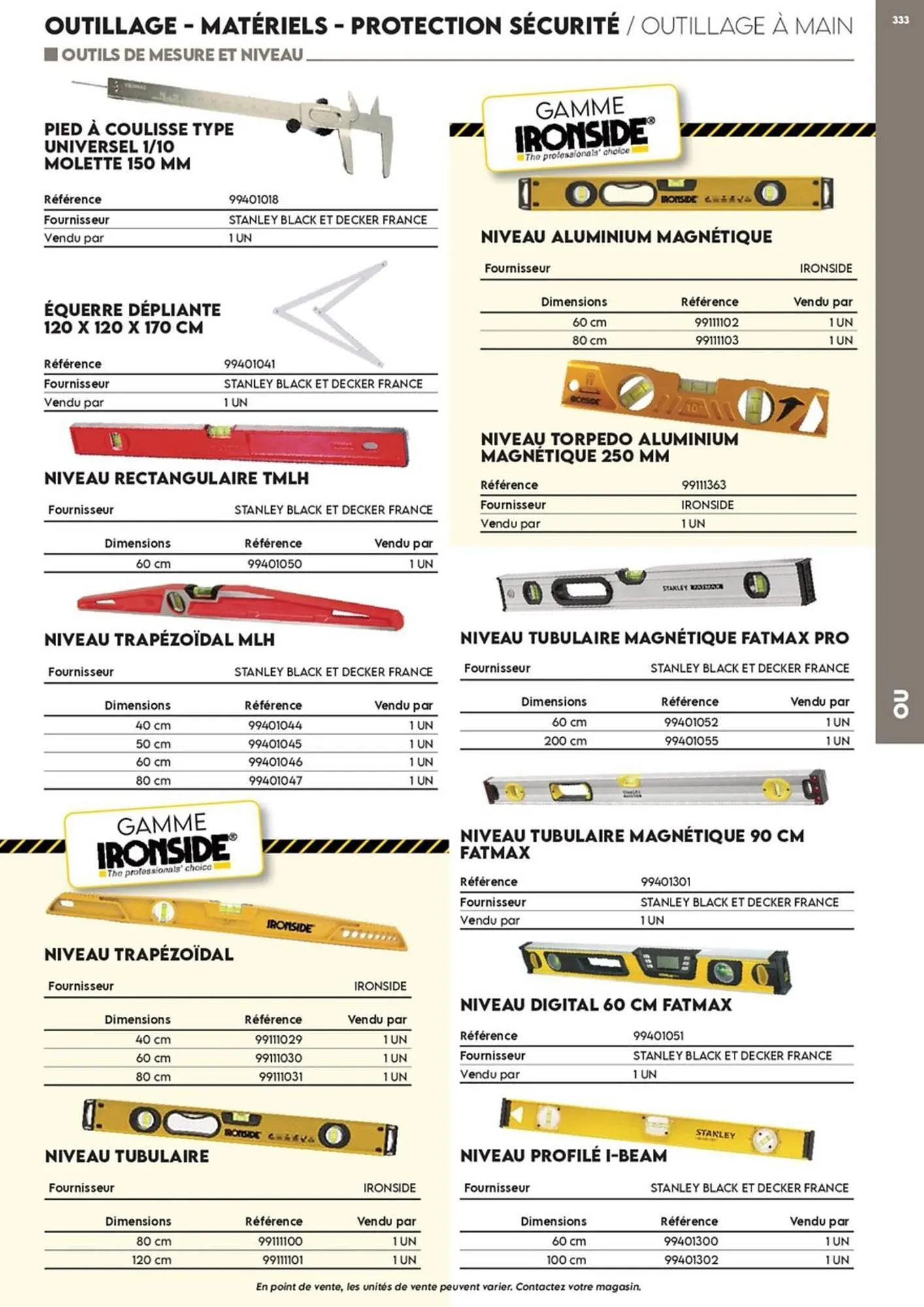 Catalogue Tout faire matériaux du 17 décembre au 30 décembre 2025 - Catalogue page 259