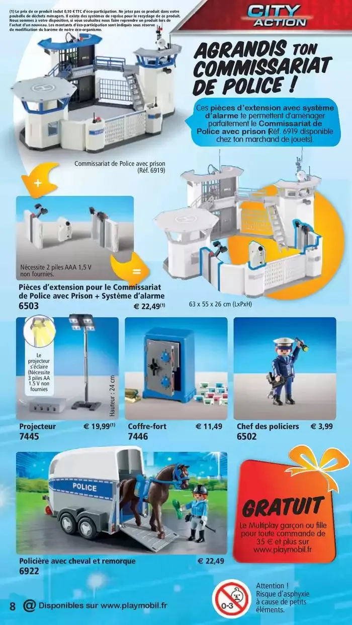 Playmobil PLUS du 10 février au 30 juin 2025 - Catalogue page 8