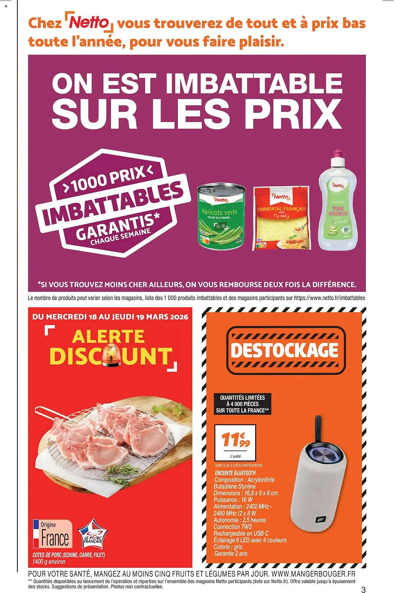 Catalogue Netto du 17 mars au 23 mars 2026 - Catalogue page 3