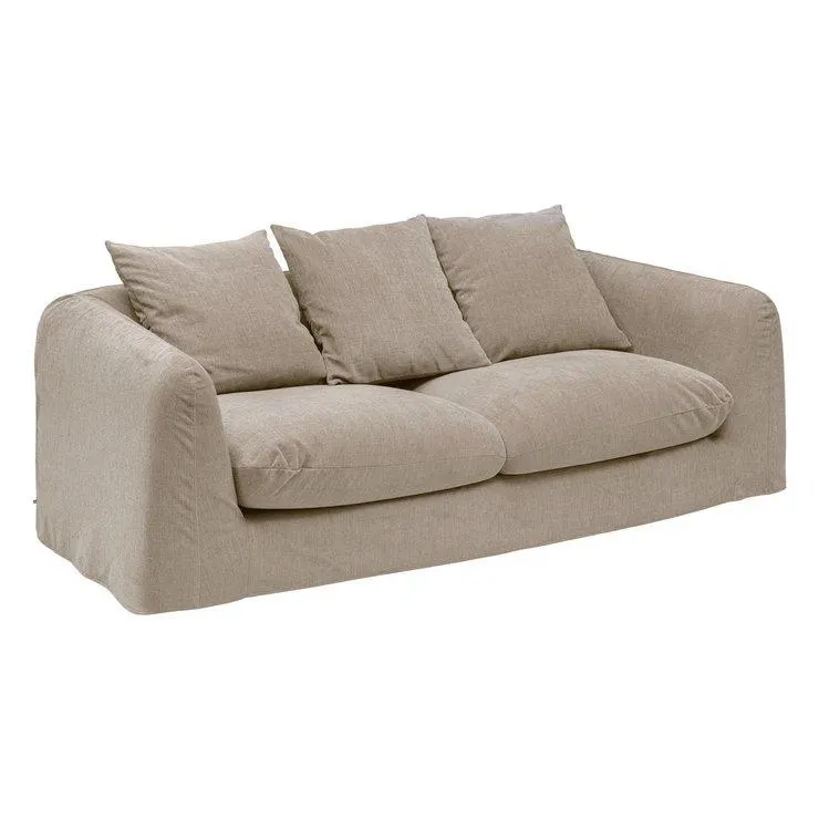 CANAPE 3 PLACES EMILE GRIS