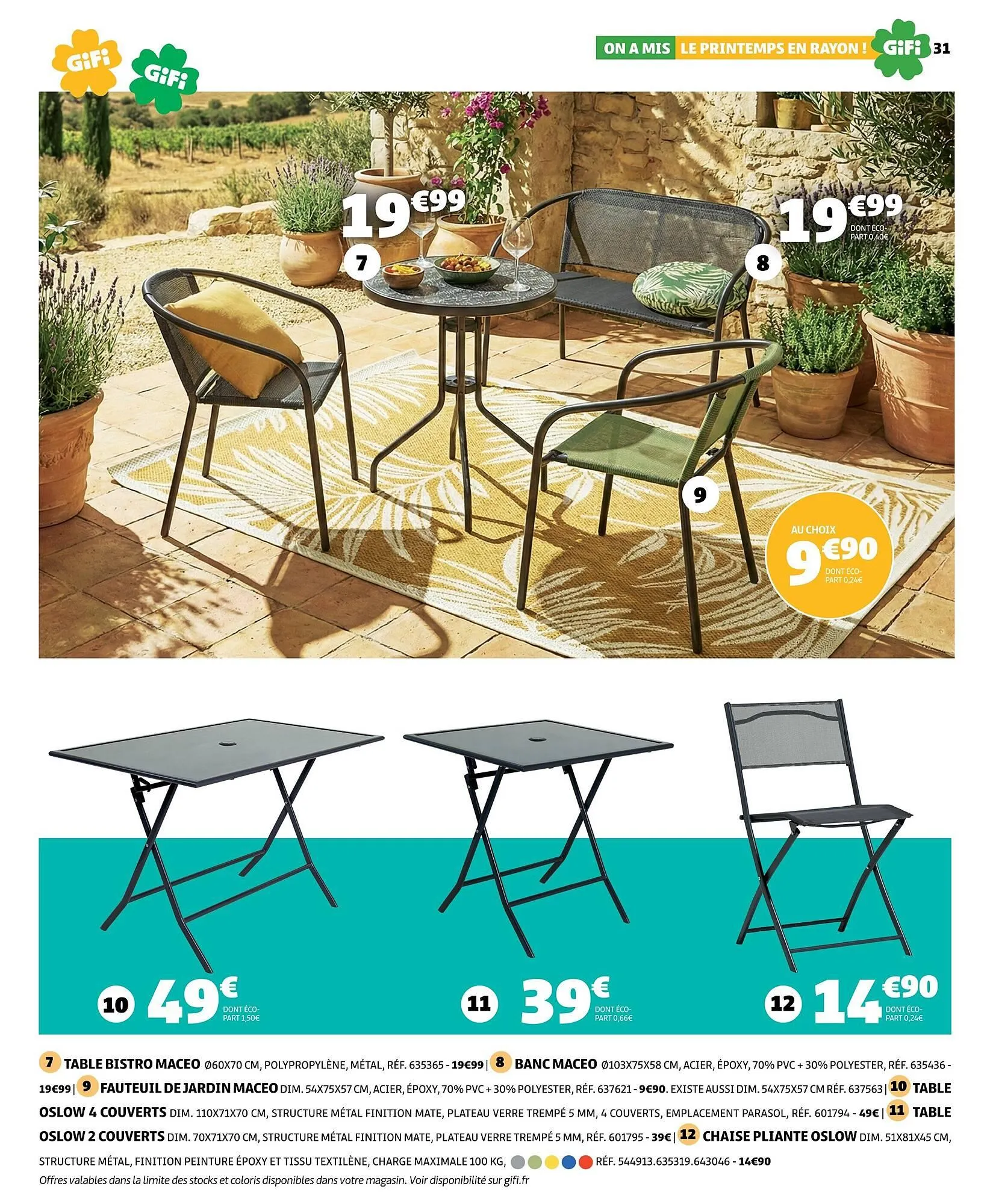 Catalogue Gifi du 10 mars au 30 mars 2026 - Catalogue page 31