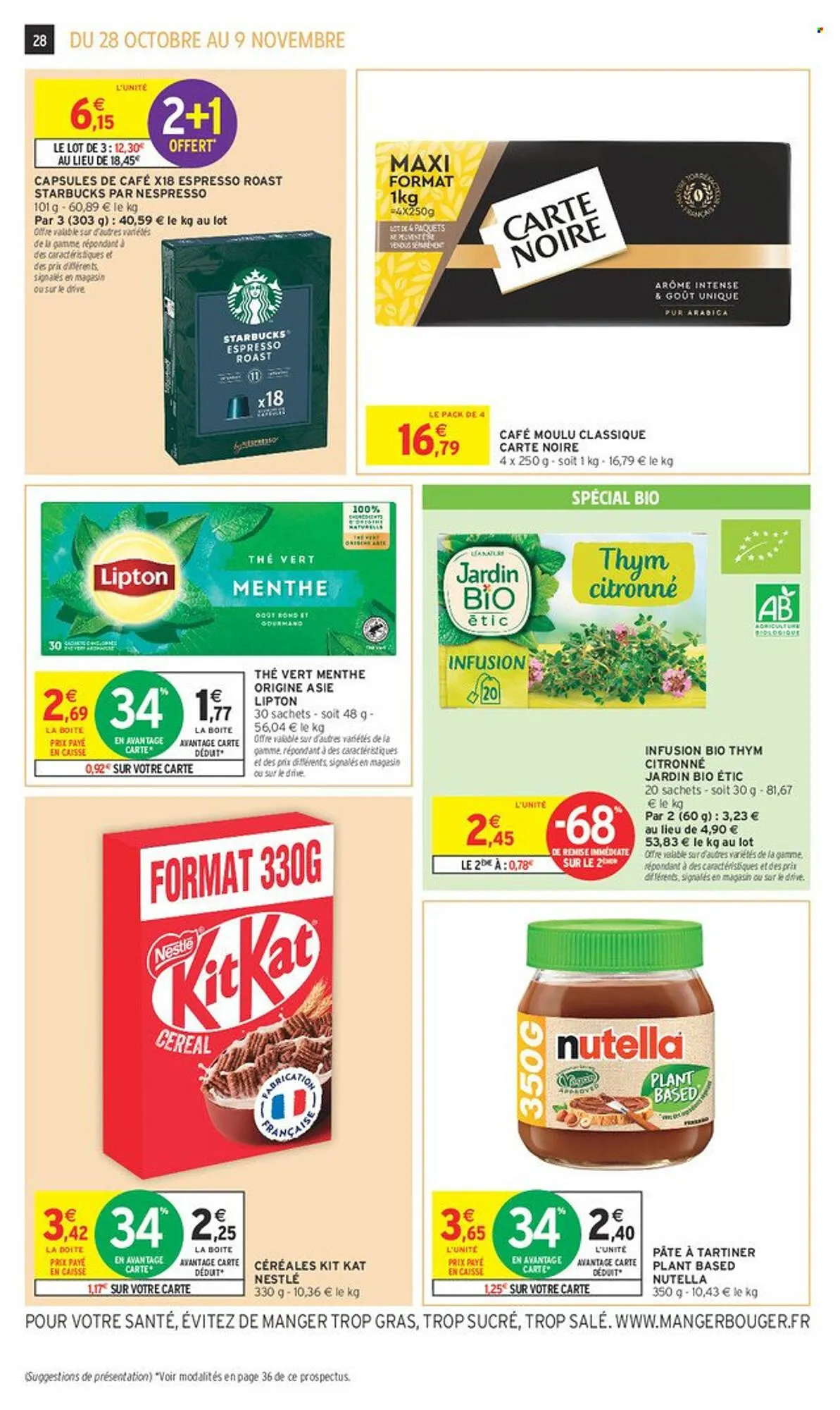 Catalogue Intermarché du 28 octobre au 9 novembre 2025 - Catalogue page 28