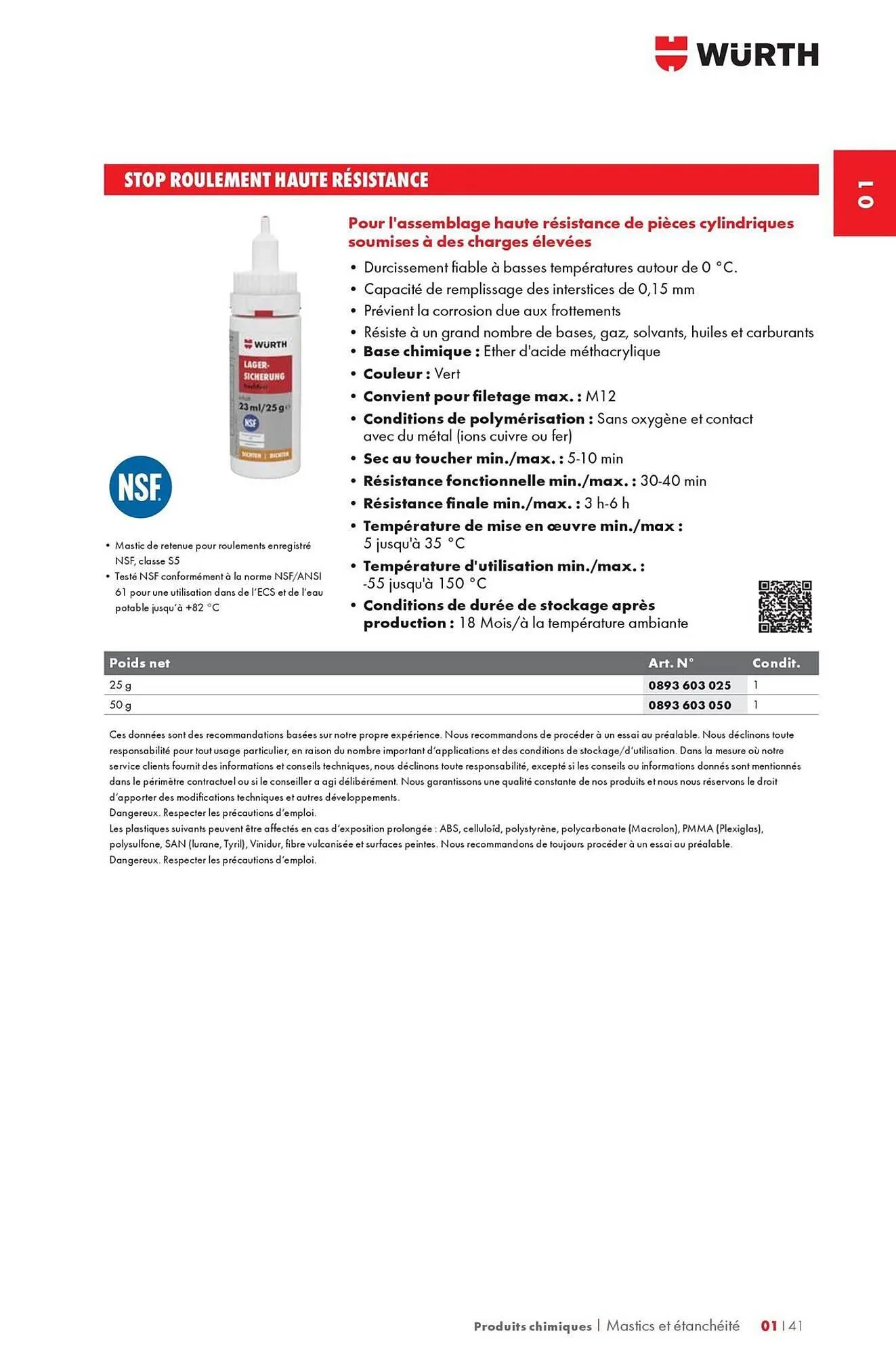 Catalogue Würth du 12 mai au 31 décembre 2025 - Catalogue page 49