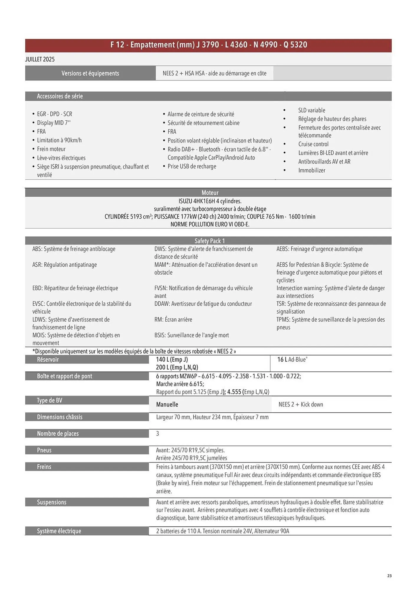 Catalogue Isuzu du 11 novembre au 31 mars 2026 - Catalogue page 23