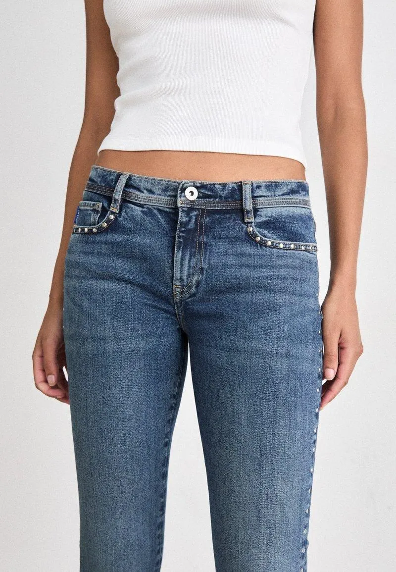 GETTI - Jean bootcut - dark blue