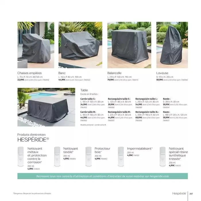 Catalogue Hespéride 2025 du 5 février au 31 décembre 2025 - Catalogue page 267