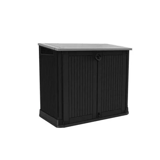 Coffre de Jardin Résine Noir/Gris 880 L - KETER