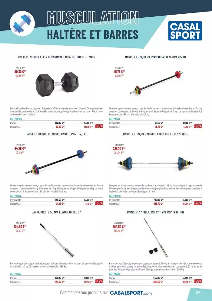 Offre promotionelle du 30 avril au 31 décembre 2025 - Catalogue page 37