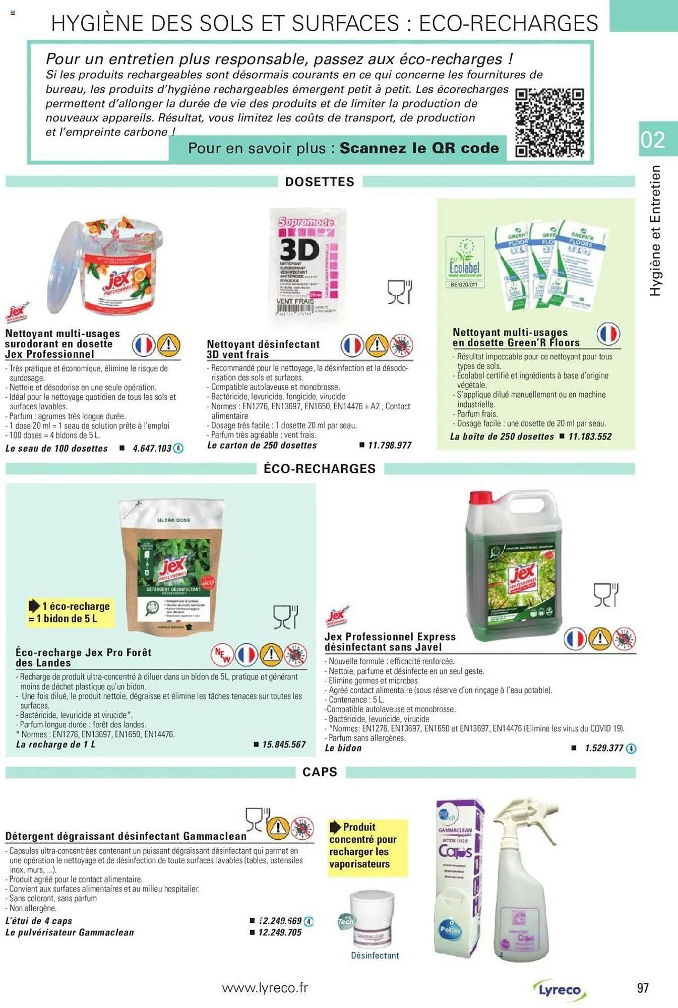 Catalogue Lyreco du 15 mai au 31 décembre 2023 - Catalogue page 97