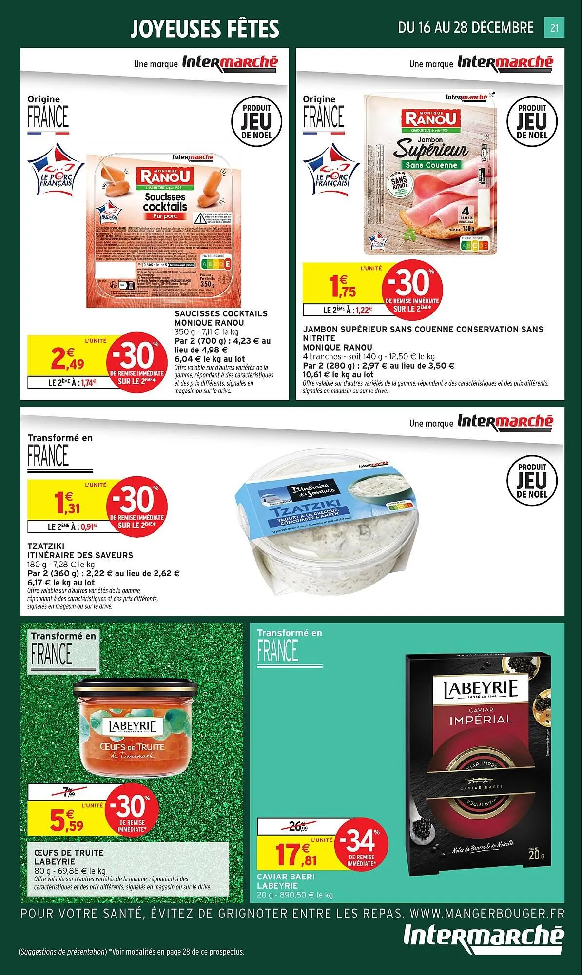 Catalogue Intermarché du 16 décembre au 28 décembre 2025 - Catalogue page 21