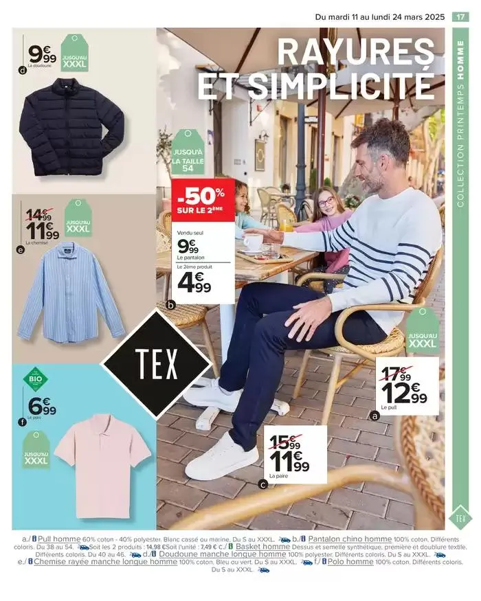 TEXTILE SPÉCIAL PRINTEMPS du 11 mars au 24 mars 2025 - Catalogue page 19