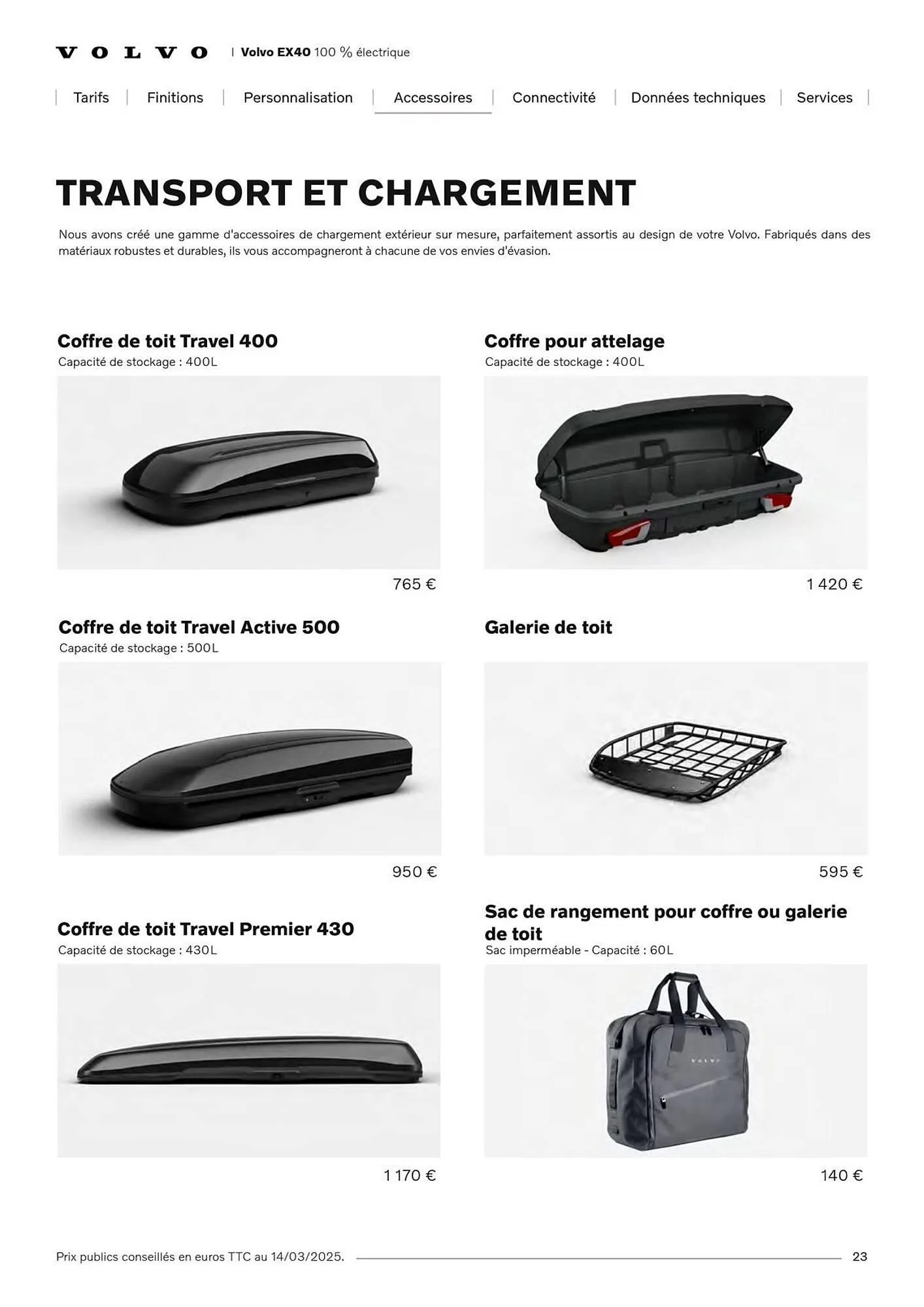 Catalogue VOLVO du 7 janvier au 31 janvier 2027 - Catalogue page 23