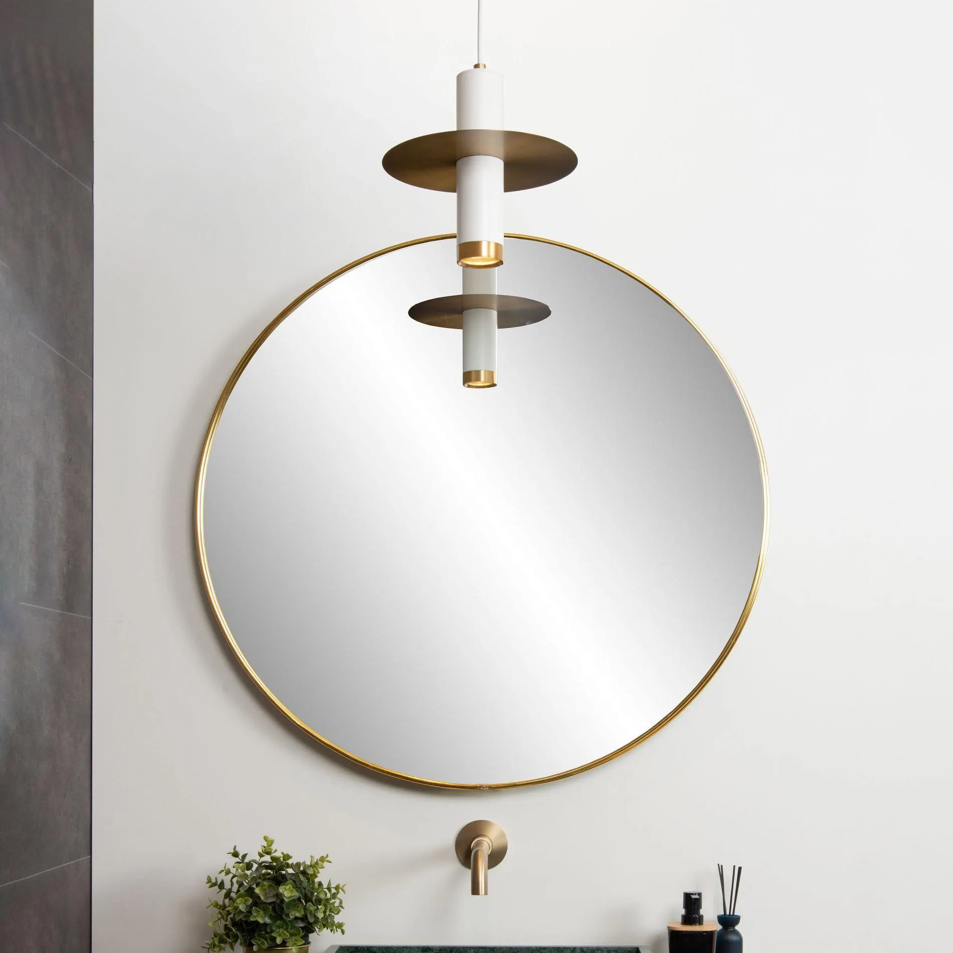 Suspension salle de bain SELIN blanc