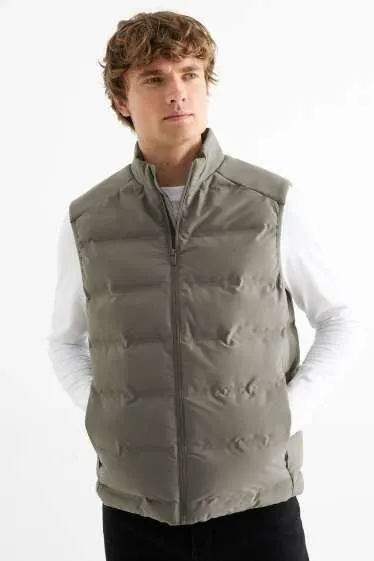 Quilted gilet - water-repellent