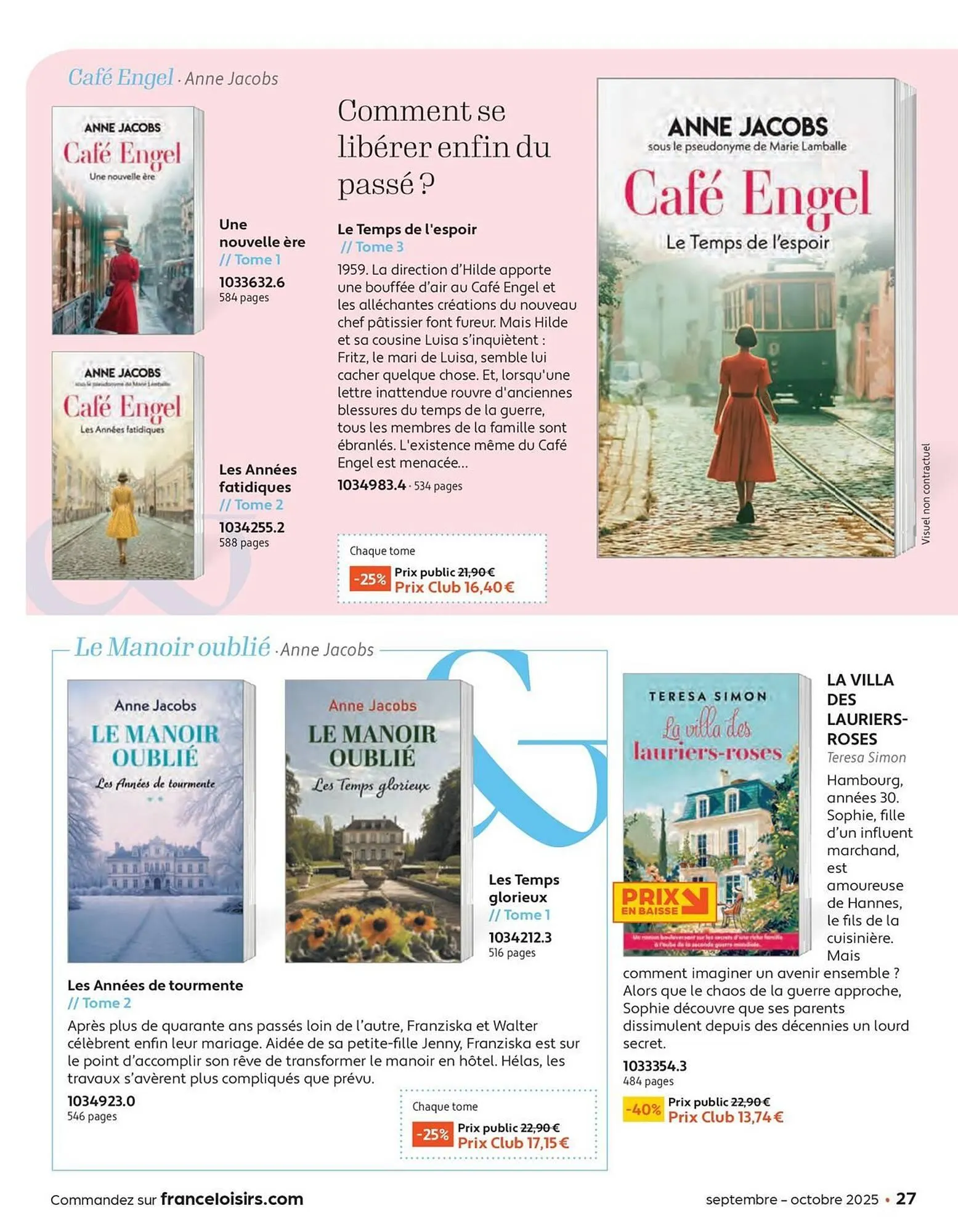 Catalogue France Loisirs du 1 septembre au 31 octobre 2025 - Catalogue page 27