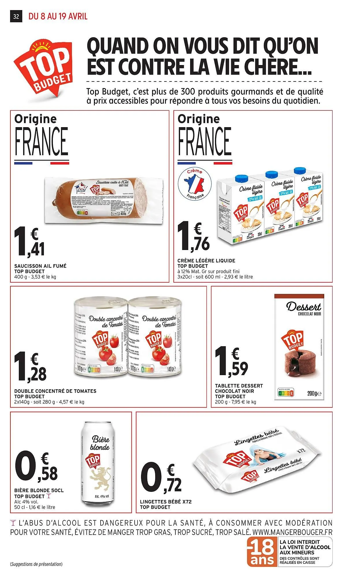 Catalogue Intermarché du 8 avril au 19 avril 2026 - Catalogue page 32