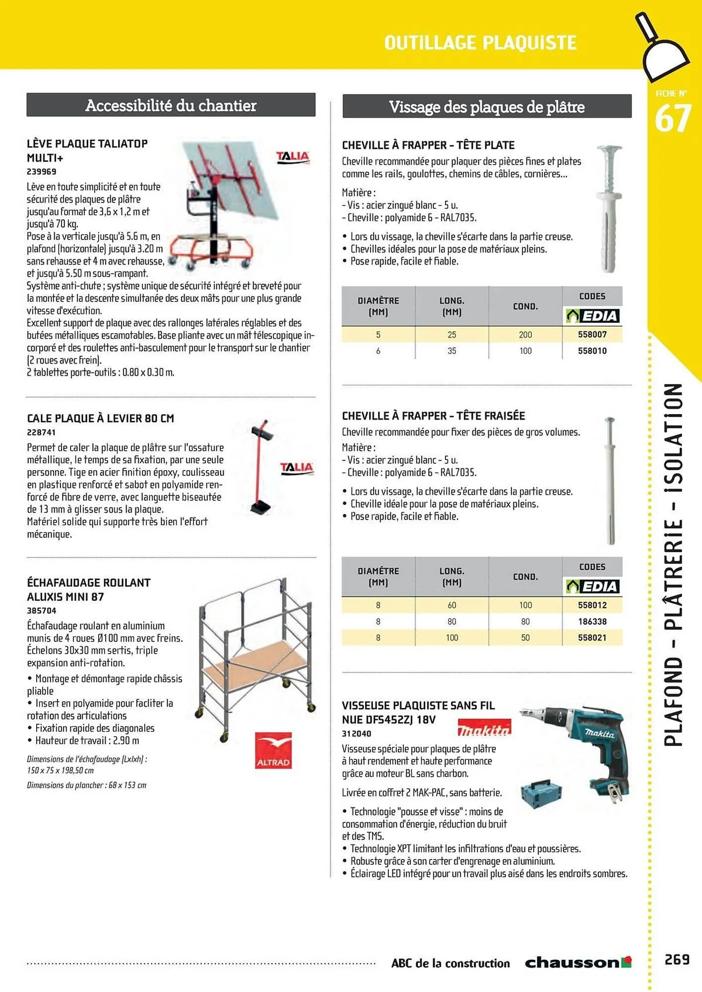 Catalogue Chausson Matériaux du 2 mai au 31 décembre 2025 - Catalogue page 271