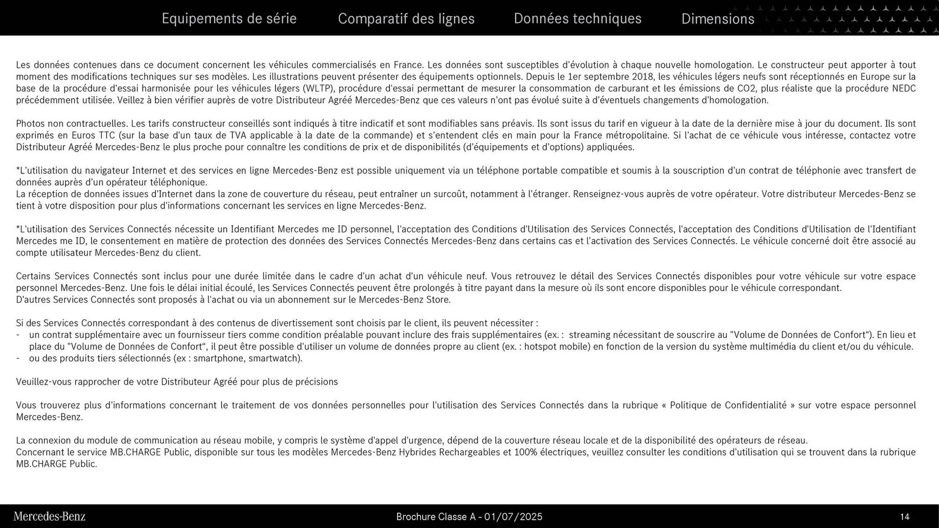 Catalogue Mercedes-Benz du 3 septembre au 3 septembre 2026 - Catalogue page 14