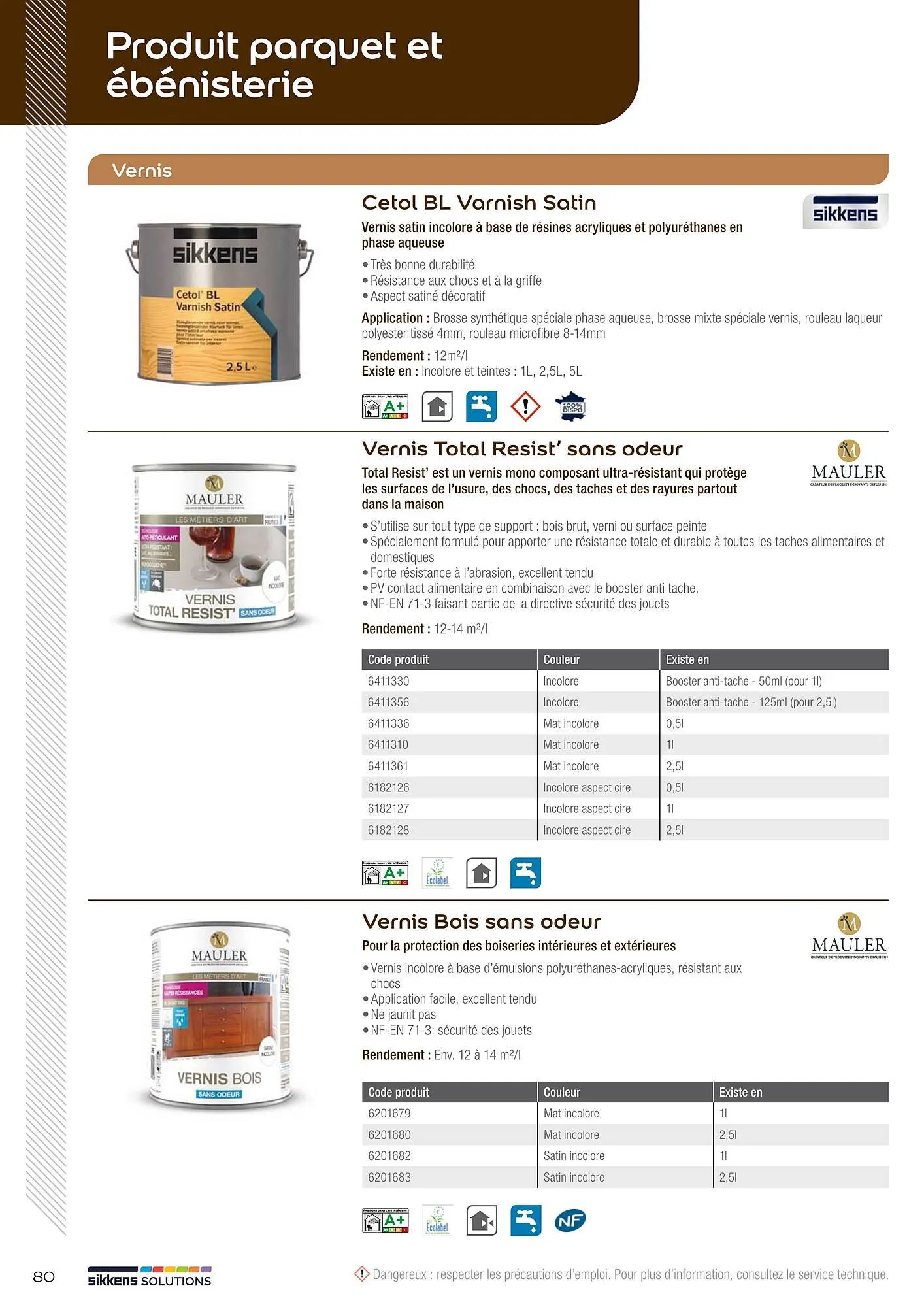 Catalogue Sikkens Solution du 8 janvier au 28 décembre 2025 - Catalogue page 80