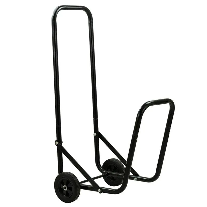 Chariot porte-bûches extérieur