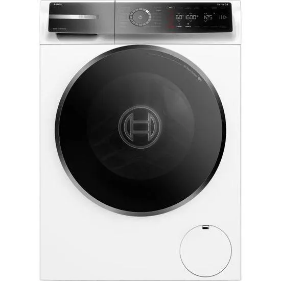 Lave-linge hublot BOSCH WGB256A2FR SER8 - 10 kg - i-DOS - Induction - L60cm - 1600 trs/min - Classe A - Vapeur - Connecté - Blanc