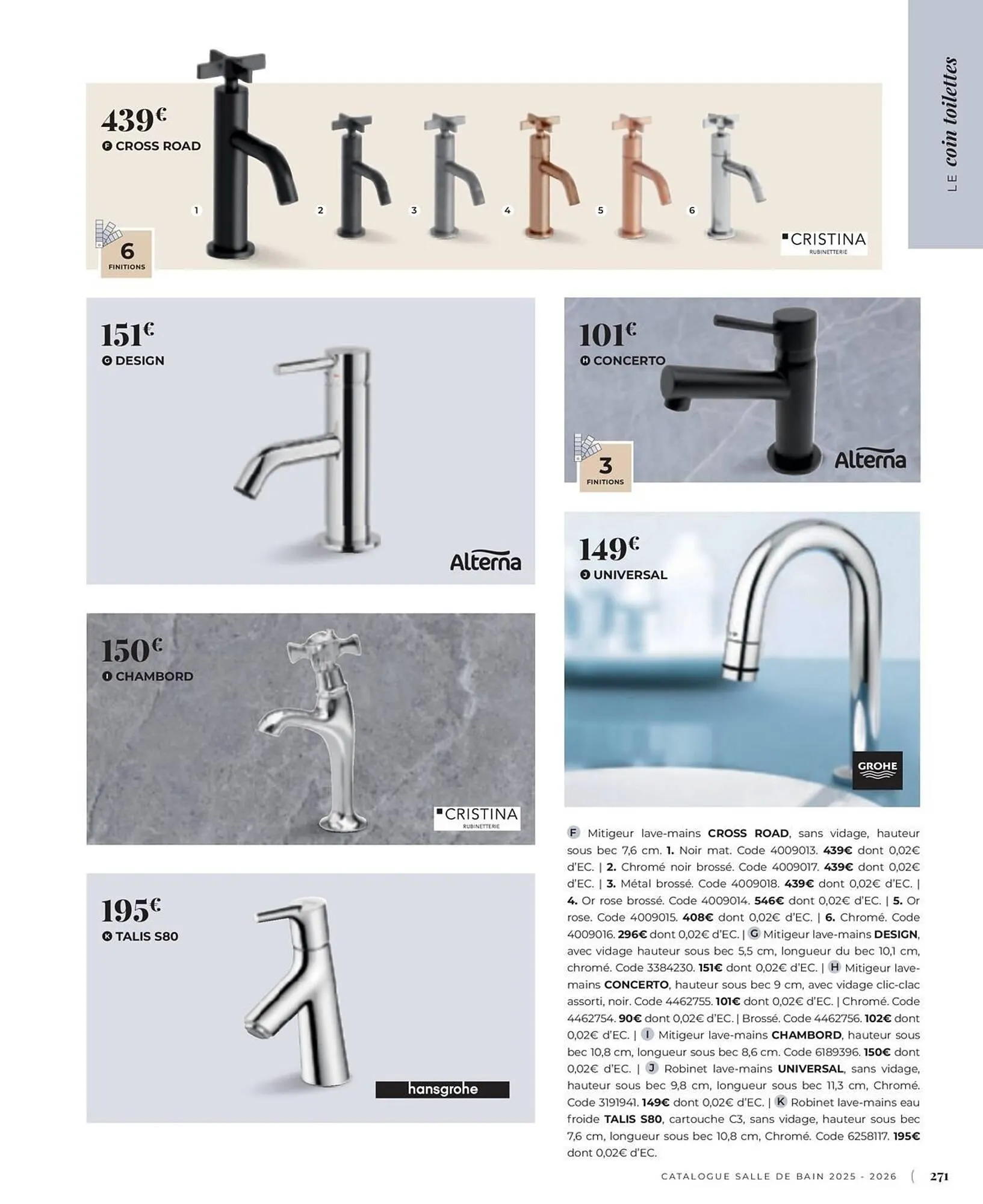 Catalogue Cedeo du 3 juin au 31 décembre 2025 - Catalogue page 271