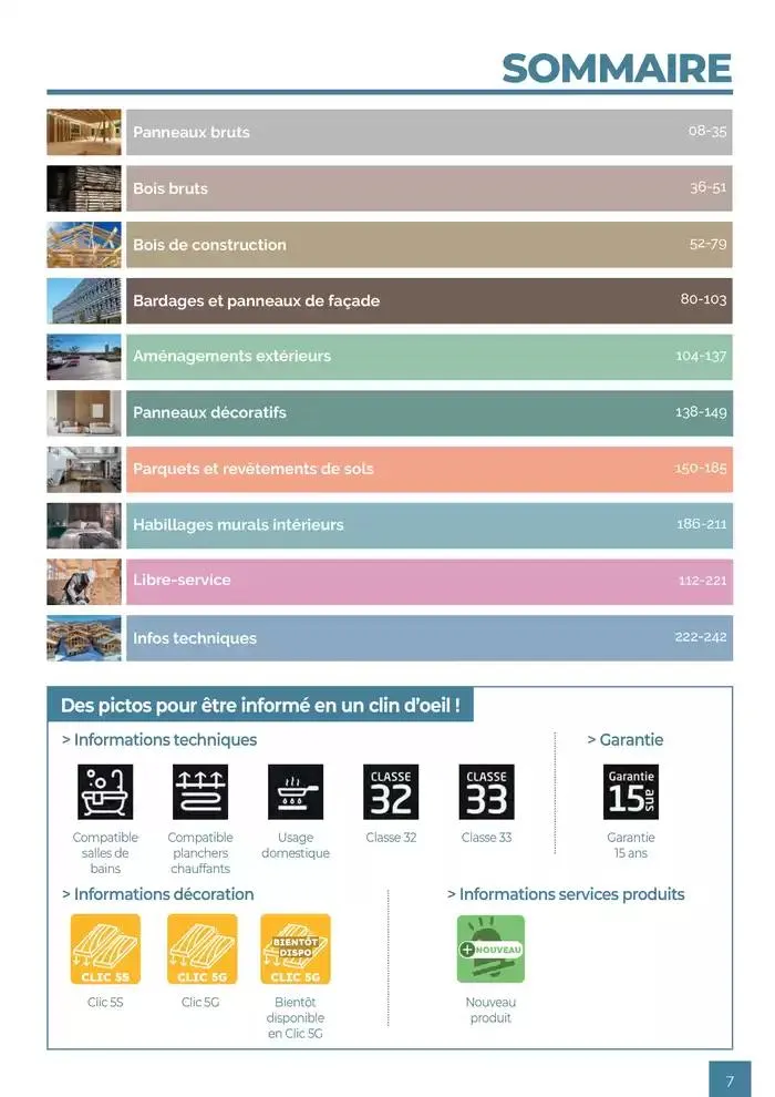 BOIS PANNEAUX 2025 2026 du 30 avril au 31 décembre 2026 - Catalogue page 7