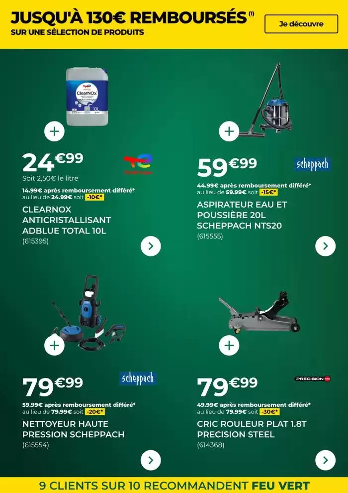 Les Offres Feu Vert du 29 avril au 3 juin 2025 - Catalogue page 8