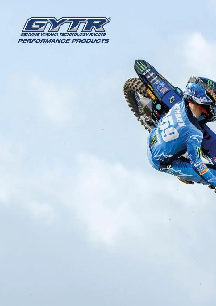 Catalogue Yamaha Motos - Accessoires GYTR Off Road du 23 septembre au 30 avril 2025 - Catalogue page 42