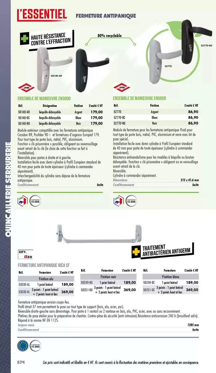 Essentiel Industrie 2025 du 3 janvier au 31 décembre 2025 - Catalogue page 576